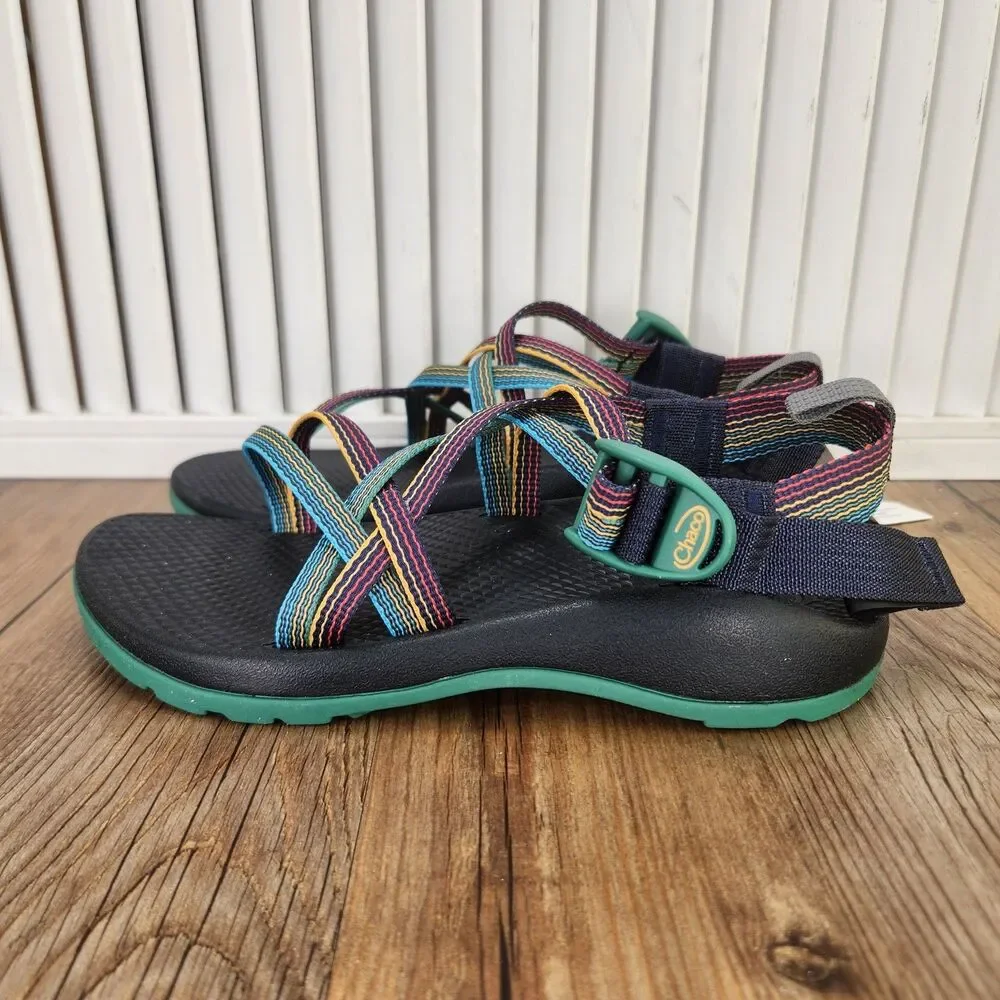 Chaco ZX/1 Ecotread Kids Sz 3 M Rising Navy Blue Strappy Beach Sandals JCH180386